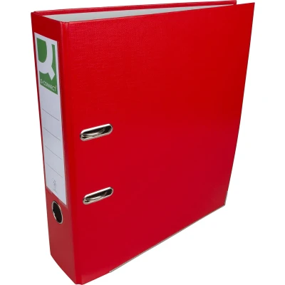 Afbeelding van Q connect ordner A4 PP en karton 8cm rug Rood