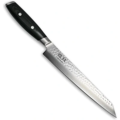 Afbeelding van Yaxell Tsuchimon Sujihiki 23 cm Japans VG10 Staal met Gehamerde Afwerking