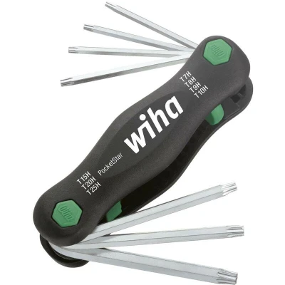 Afbeelding van Wiha Multitool PocketStar TORX® Tamper Resistant (met boring) 7 delig 25128