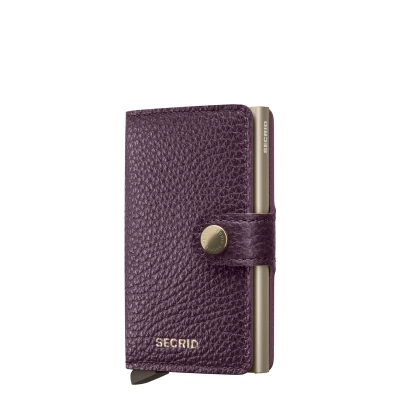 Afbeelding van Secrid heren portemonnee Miniwallet Pebble grape