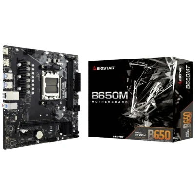Afbeelding van BioStar B650MT Moederbord Socket AMD AM5 Vormfactor Micro ATX chipset AMD® B650