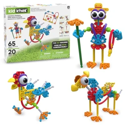 Afbeelding van Basic Fun Kid K&#039;NEX Farmin&#039; Friends 20 modelbouwset 61delig