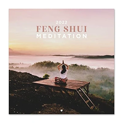 Afbeelding van Grupo Erik CP22029 Kalender 2021 2022 Feng Shui Meditation Maandkalender Wandkalender 16 maanden van september tot december