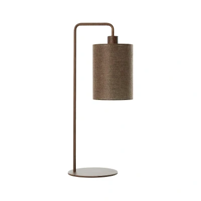 Afbeelding van Light&amp;living Tafellamp 26x20x59,5 cm DONIO hout print d bruin+d bruin