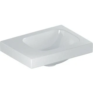 Afbeelding van Geberit iCon Light fontein kraangat links wit KeraTect (38 x 28 cm)