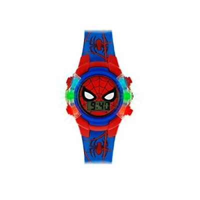 Afbeelding van Spiderman Jongens Digitaal Horloge met PU Strap SPD4504, Riem