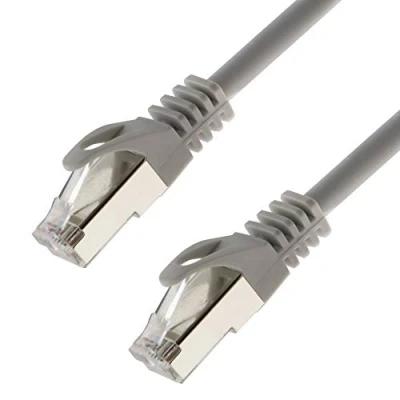 Afbeelding van Netwerkkabel S/FTP PIMF Cat. 7 5,00 meter grijs patchkabel Gigabit Ethernet LAN DSL CAT7 kabel