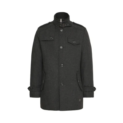 Afbeelding van Indicode Jeans Idbrandan Halflange jas, Heren, Maat: Medium, Black