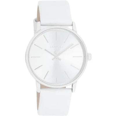 Afbeelding van Oozoo Timepieces dameshorloge polshorloge dames met leren armband modern horloge voor vrouwen elegant analoog in rond (36 mm behuizing), C11060 Dames, Riemen.