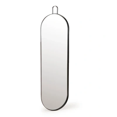 Afbeelding van Ferm LIVING Poise wandspiegel Zwart