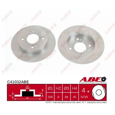 Afbeelding van ABE Remschijven C41032ABE