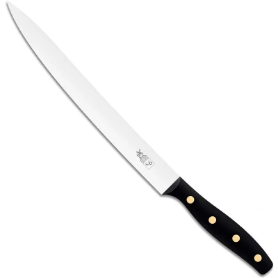 Afbeelding van Robert Herder K6 Vleesmes Fileermes RVS Spits Lemmet 23 cm Heft POM Zwart