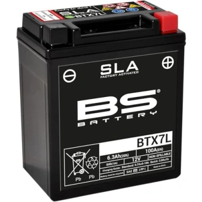 Afbeelding van BS Battery 300673 BTX7L AGM SLA motorfietsaccu, zwart