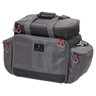 Afbeelding van Westin W4 Master Lure Bag Titanium Black (Incl. 5 Tackleboxen) Carryall