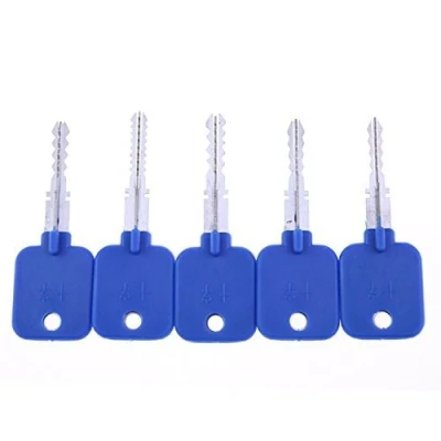 Afbeelding van Loboo Idea 5 stks Lock Reparatie Gereedschap Slotenmaker Try Out Sleutels Set voor Cross Lock, Lockpick Tool Kit Beginner en Pro Slotenmakers