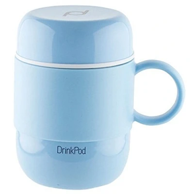 Afbeelding van DrinkPod LGB 280B vacuüm geïsoleerde reismok, roestvrij staal, blauw, 280ml