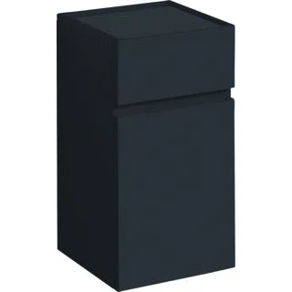 Afbeelding van Geberit Renova Plan zijkast met deur en lade, lava mat 390 x 700 360