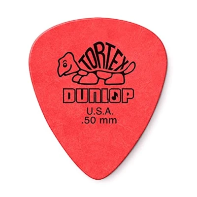 Afbeelding van Dunlop Tortex Standard 0.50mm plectrum rood