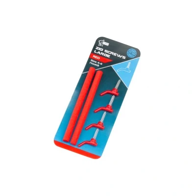 Afbeelding van Kevin Nash Zig Screw Kit Large Red Aas