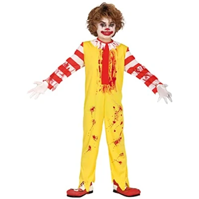 Afbeelding van Fiestas Guirca Burger clown jongen (7 9 jaar)
