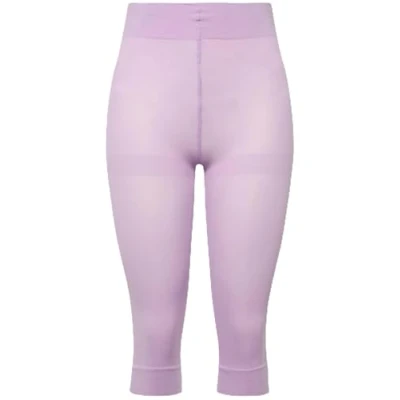 Afbeelding van Ulla Popken, Dames, grote maten, kousencapri, 80 den, ondoorzichtig, lila, 42/44