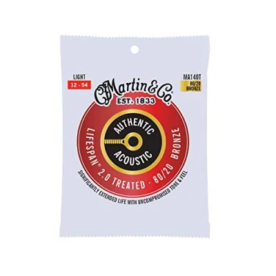 Afbeelding van Martin MA140T Authentiek Akoestisch Levensduur 2.0 80/20 Brons Licht (12 54)