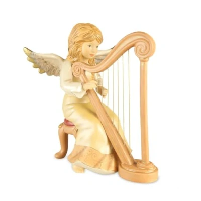 Afbeelding van Goebel Engelfiguur zachte melodie champagne hemelbodes Kerstmis