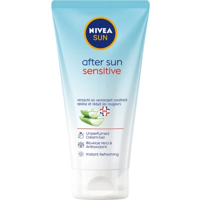 Afbeelding van 6x Nivea Sun Sensitive After Cream Gel 200 ml