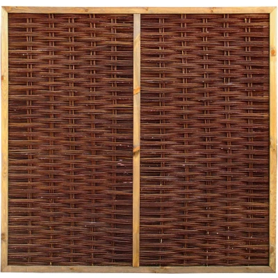 Afbeelding van Intergard Wilgenscherm tuinscherm wilgen 180x180cm