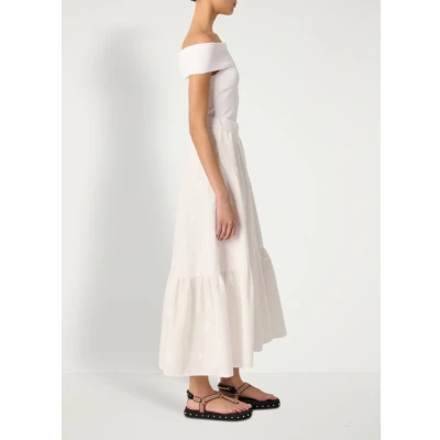 Afbeelding van Maje Jisequin Alijn rok, Dames, Maat: 40, Blanc
