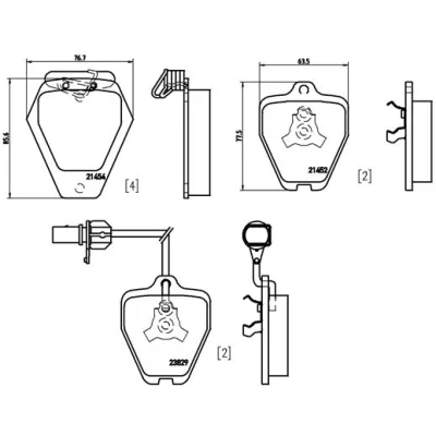 Afbeelding van Brembo Remblokset P 85 096
