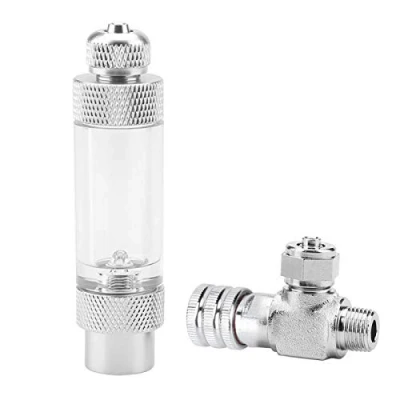 Afbeelding van EVTSCAN Aquariumsysteem CO2 regelaar Naald Terugslagklep Bellenteller Aquariumaccessoire(Single+check bubble)