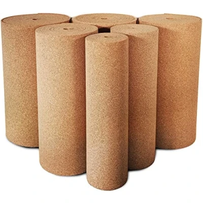 Afbeelding van Kurk op rol, natuurlijke isolerende onderlaag, veelzijdig, geluids en warmte isolerend, verkrijgbaar in verschillende diktes lengtes (8 mm, 100 x 300 cm)