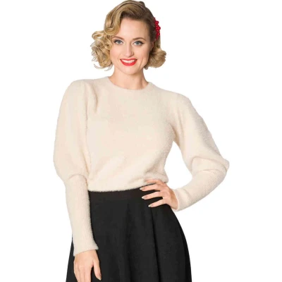 Afbeelding van Dancing Days LUXURY SOFT Gebreide trui S Creme