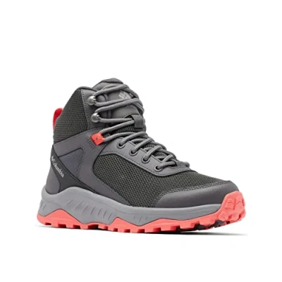 Afbeelding van Columbia Trailstorm Ascend Mid Waterdicht Wandelschoen dames, Donkergrijs Rood Koraal, 43 EU