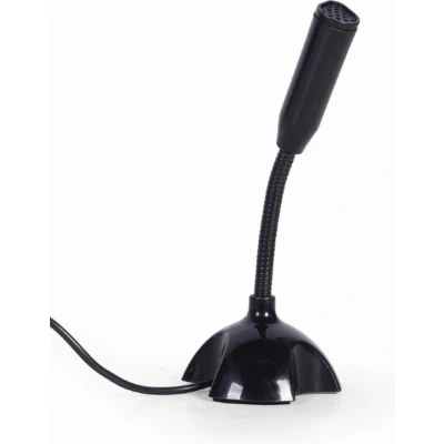 Afbeelding van Gembird desk microfoon met korte flexibele nek USB A / zwart 1,1 meter
