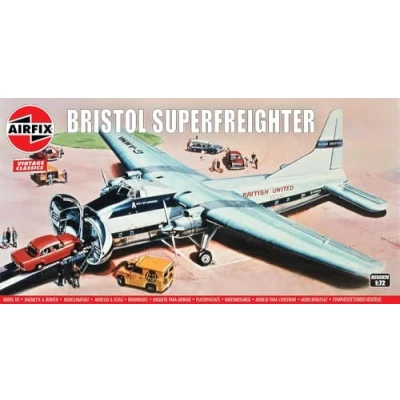 Afbeelding van 1:72 Airfix 05002V Bristol 170 Superfreighter Vintage Classics Propeller Vliegtuig Plastic Modelbouwpakket