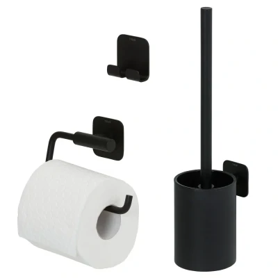 Afbeelding van Accessoires Set Tiger Colar Zwart (3 Delig)