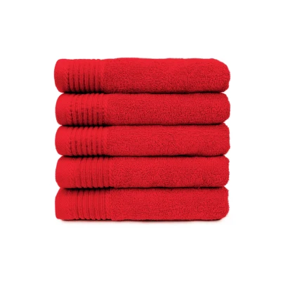 Afbeelding van 5 x The One Towelling handdoek 70x140 Rood
