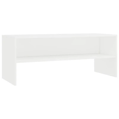 Afbeelding van Tv meubel 100x40x40 cm bewerkt hout wit