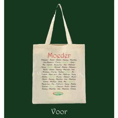 Afbeelding van Canvas Tas Moeder