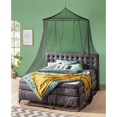 Afbeelding van RSP Muggennet Home Zwart met 1,40 diameter spanring onder 15,5 m omtrek (ronde vorm) (Home)