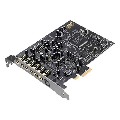 Afbeelding van Creative Sound Blaster Audigy Rx PCIe geluidskaart (7.1 surroundgeluid, twee microfooningangen, hardware versnelde EAX effecten, krachtige hoofdtelefoonversterker)