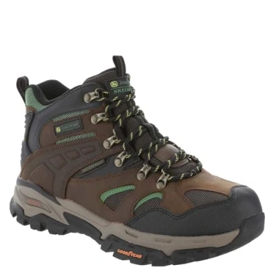 Afbeelding van Skechers Heren x John Deere Arch FIT Tarver enkellaars, Bruin, 8 UK, 42 EU
