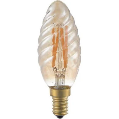 Afbeelding van SPL LED Filament Kaars Tip (GOUD) 4W / DIMBAAR