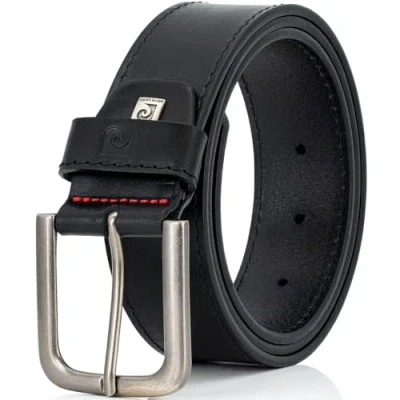 Afbeelding van PIERRE CARDIN leren heren riem zwart Maat: 135