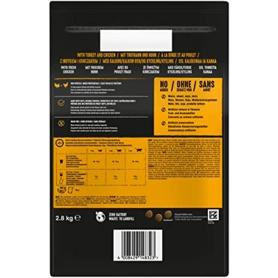 Afbeelding van Crave Kat Droogvoer Adult met Kalkoen &amp; Kip Kattenvoer 2,8 kg