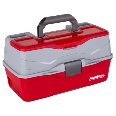Afbeelding van Flambeau Classic 3 Tray Red Viskoffer