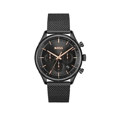 Afbeelding van BOSS Gregor Chronograaf, Heren, Maat: One Size, All black