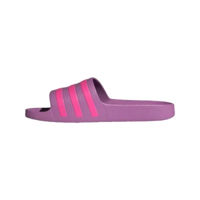 Afbeelding van adidas Adilette Aqua Slides dames Teenslipper,Preloved Paars Lucid Roze Preloved Paars,43 1/3 EU